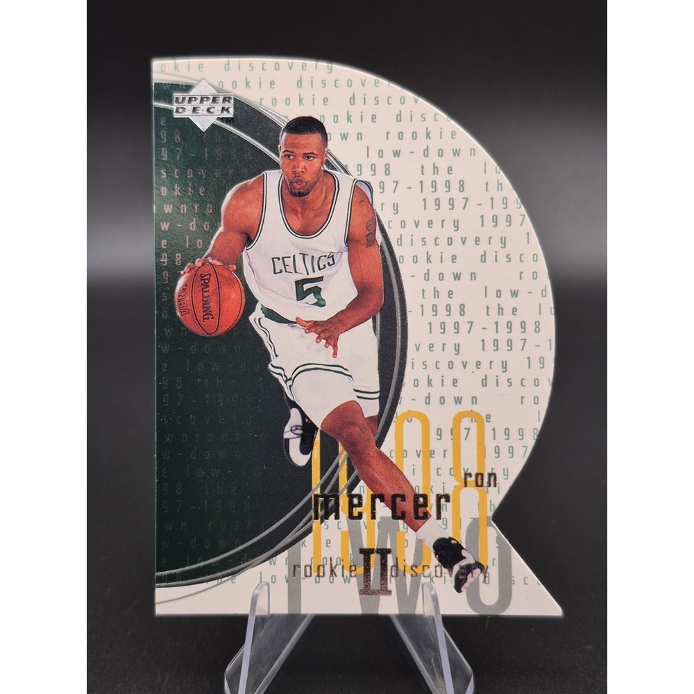 1997-98 Upper Deck Ron Mercer #D6 Rookie Discovery 2 Die Cut (RC) Boston Celtics